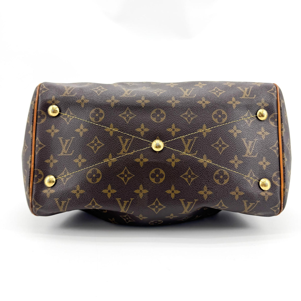 Louis Vuitton Palermo Monogram Canvas, Brown, Canvas, Handbag