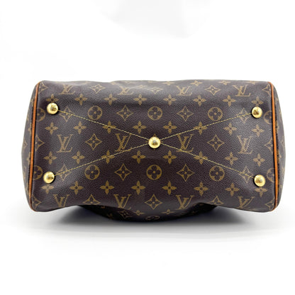 Louis Vuitton Palermo Monogram Canvas, Brown, Canvas, Handbag