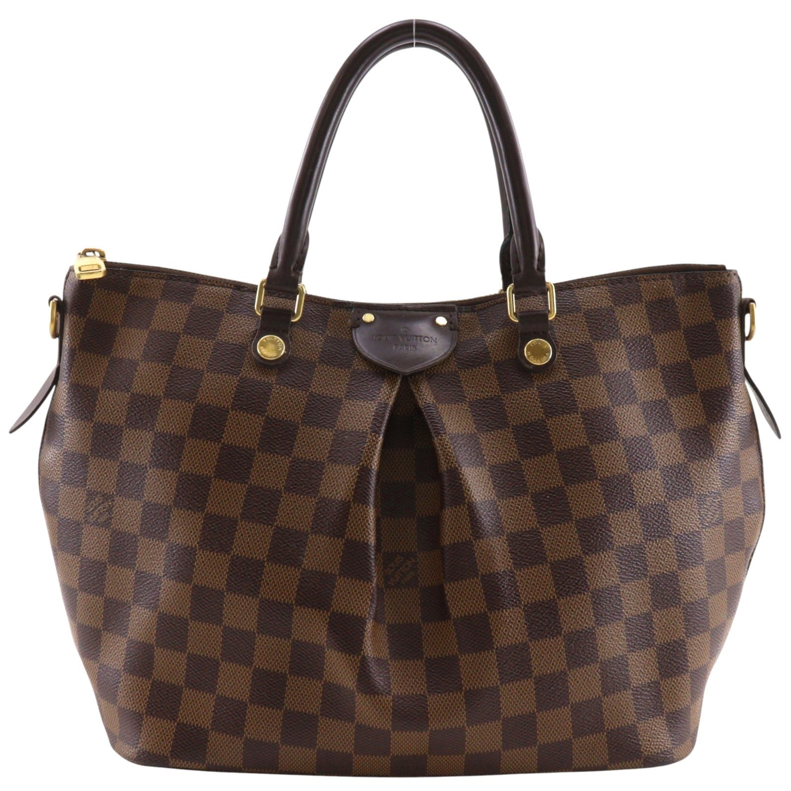 Louis Vuitton Siena Damier, Brown, Canvas, Handbag
