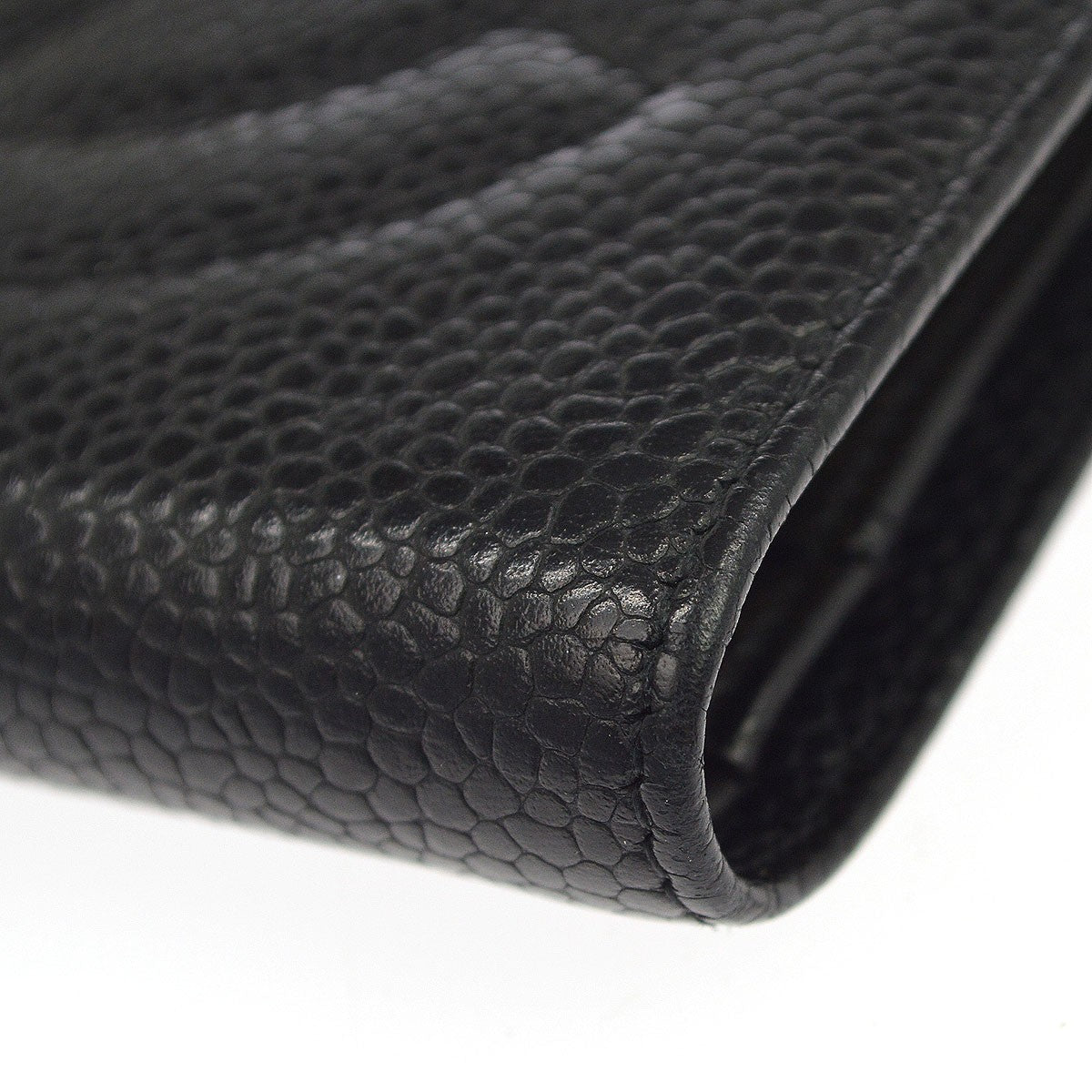 Chanel Timeless CC French Caviar, Black, Leather, Wallet
