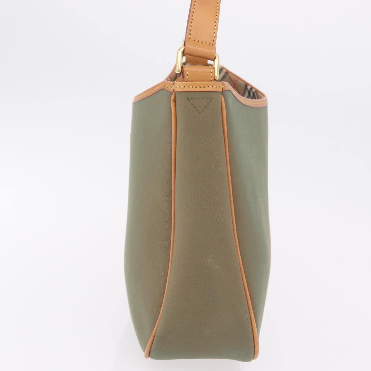 Burberry Shoulder Bag Nova Check Coated Canvas, Khaki, Canvas, Shoulder Bag