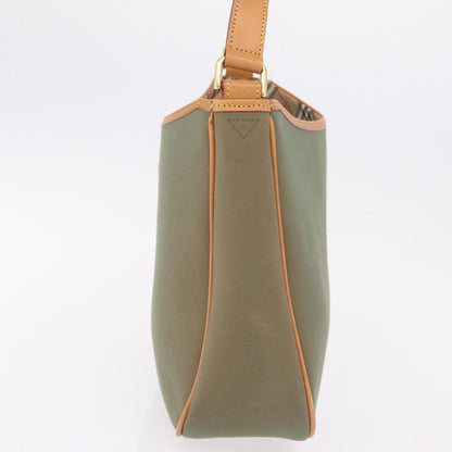 Burberry Shoulder Bag Nova Check Coated Canvas, Khaki, Canvas, Shoulder Bag