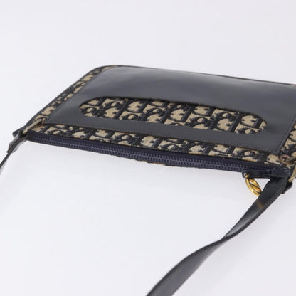 Christian Dior Trotter shoulder Canvas, Navy, Canvas, Handbag
