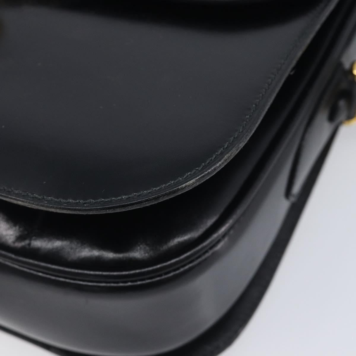 Celine Horse Carriage Leather, Black, Leather, Shoulder Bag