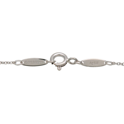 Tiffany & Co. Elsa Peretti Diamonds By The Yard Pendant Sterling Silver with Diamond, Silver, Sterling Silver, Necklace