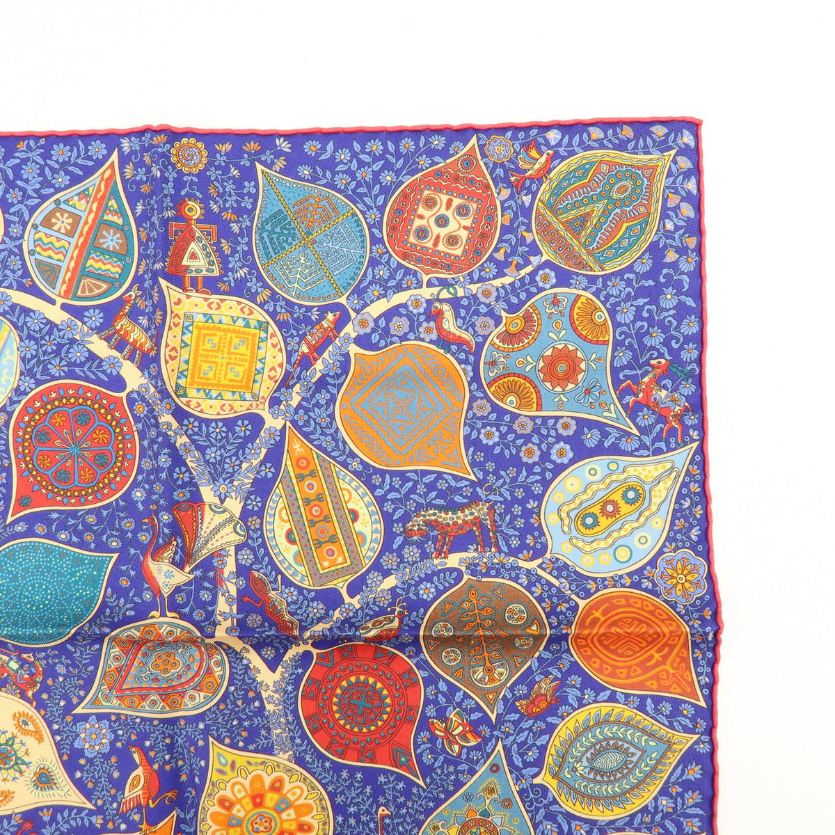 Hermes Carré 45 Les Capucines 100% Silk, Multicolour, Silk, Scarf