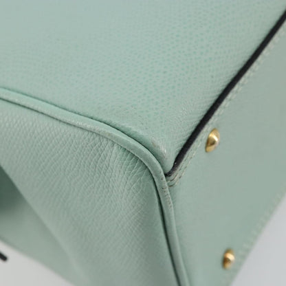 Celine Vintage Leather, Blue, Leather, Handbag