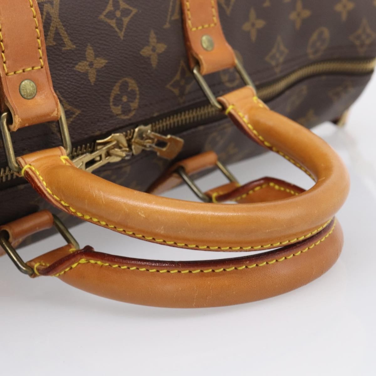 Louis Vuitton Keepall Bandouliere Monogram Canvas, Brown, Canvas, Travel Bag