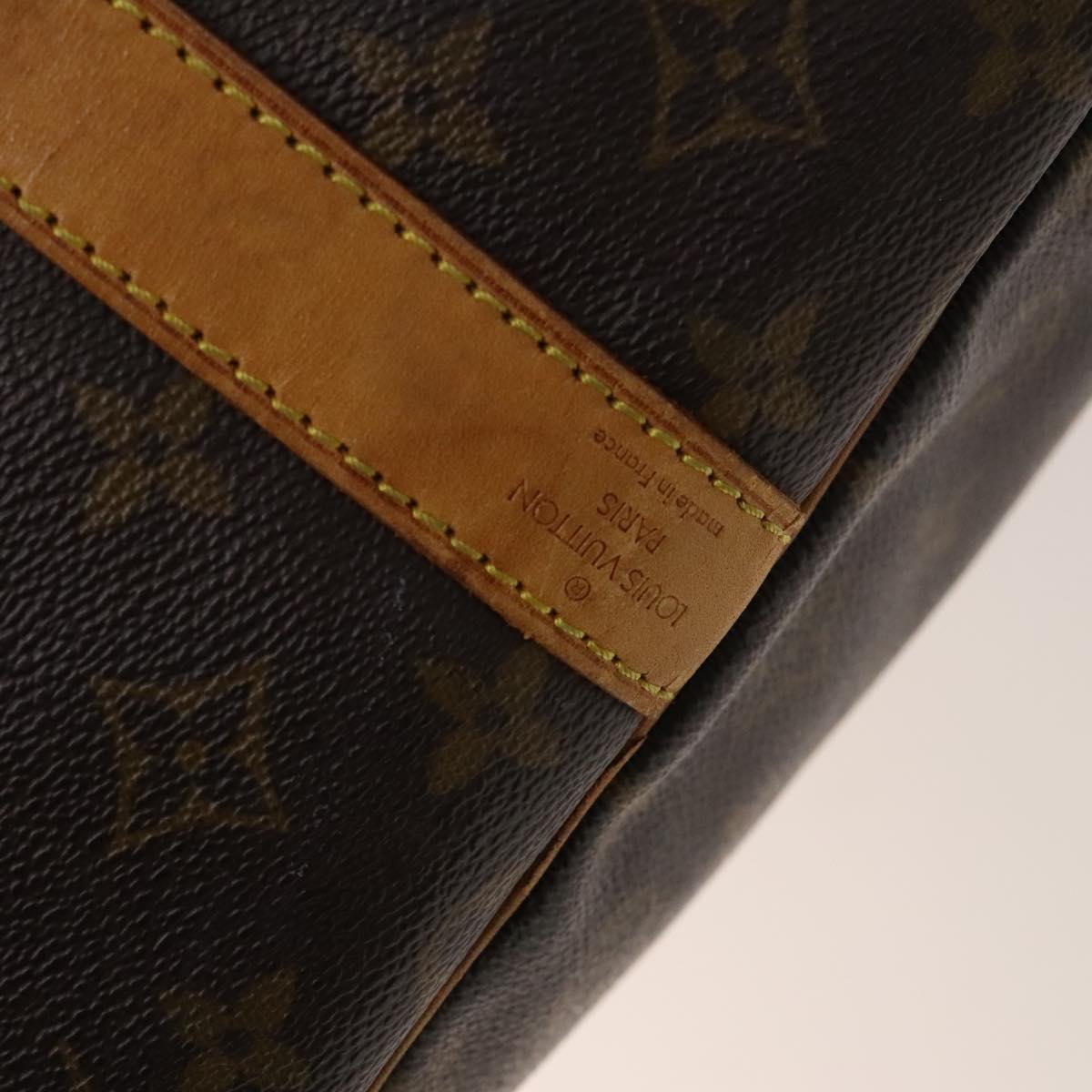 Louis Vuitton Keepall Bag Monogram Canvas, BROWN, CANVAS, Travel bag