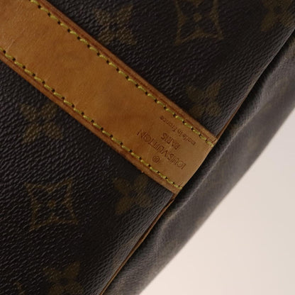 Louis Vuitton Keepall Bag Monogram Canvas, BROWN, CANVAS, Travel bag