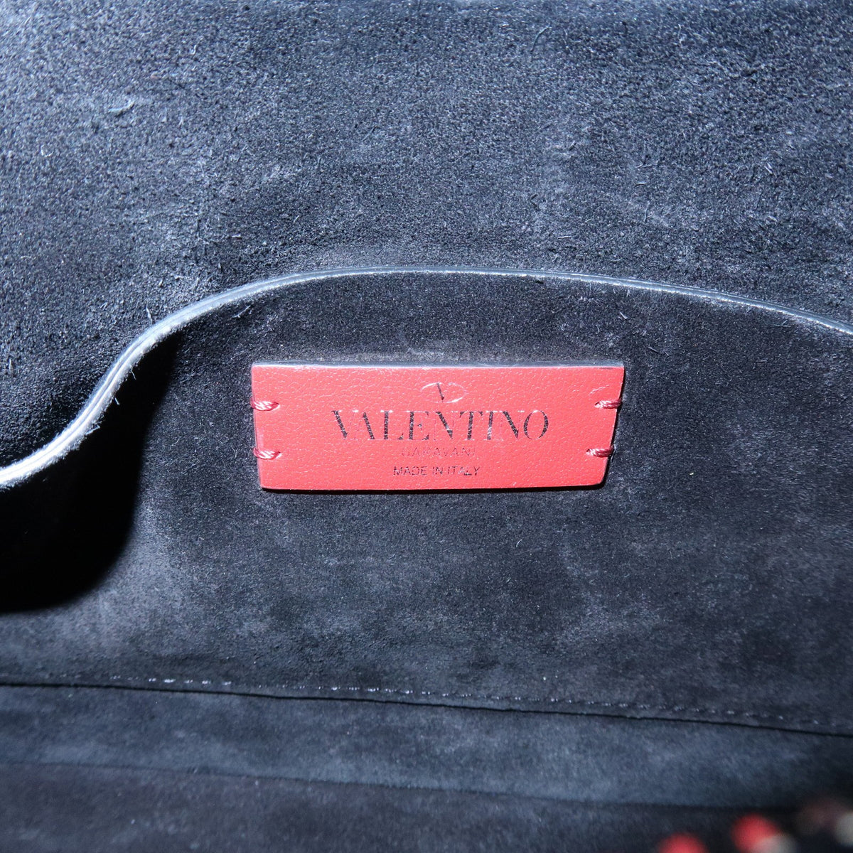 Valentino Garavani VLTN Hobo Printed Leather, Navy, Leather, Shoulder Bag