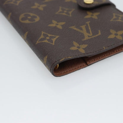 Louis Vuitton Agenda Cover Monogram Canvas, Brown, Canvas, Wallet