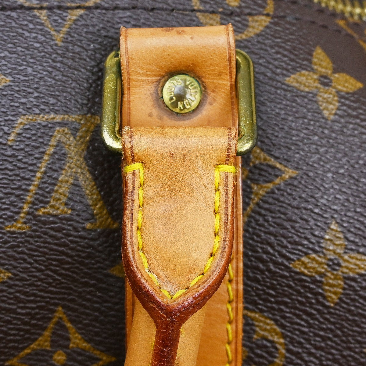 Louis Vuitton Keepall Monogram, Brown, Canvas, Travel Bag