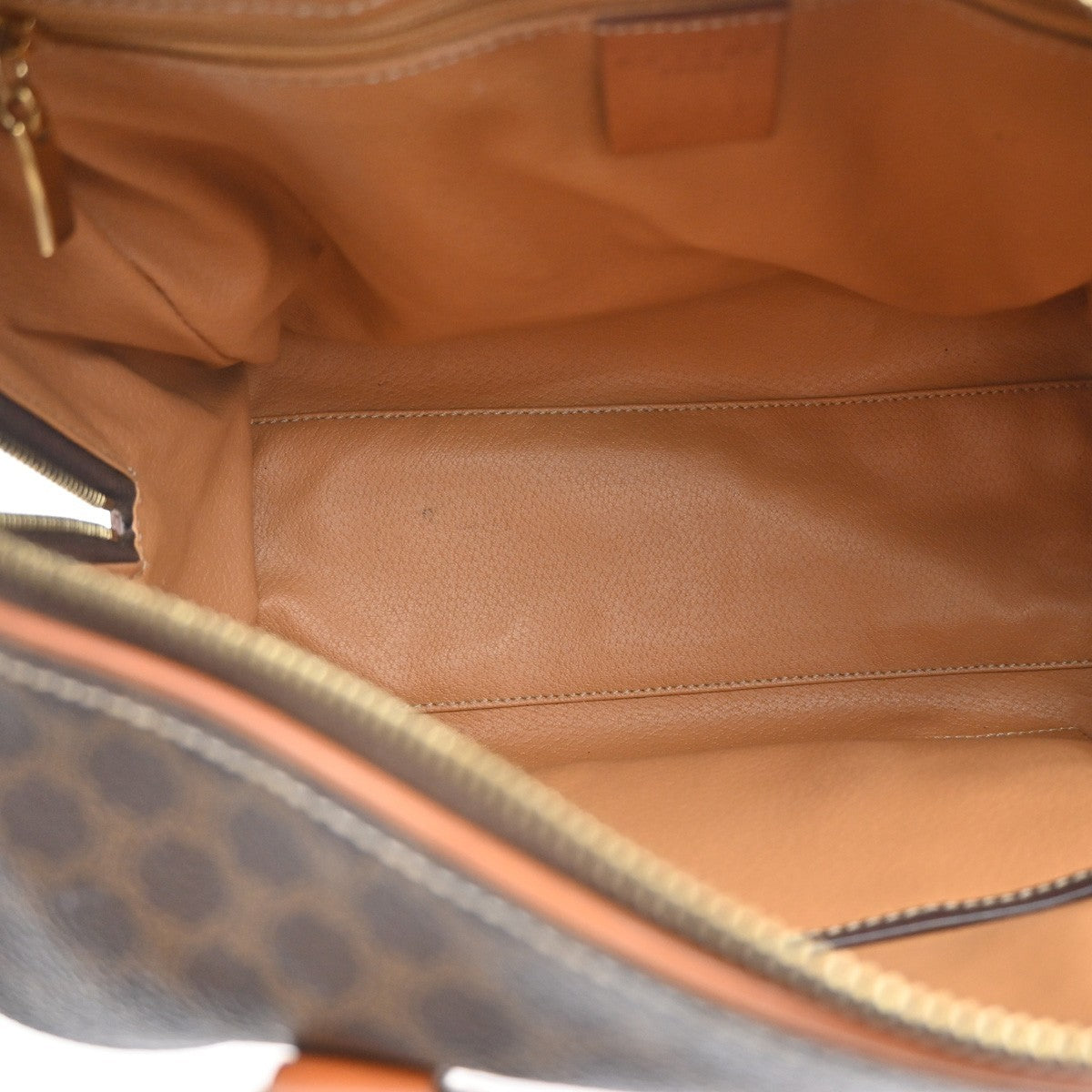 Celine Macadam Macadam with leather, Brown, PVC, Handbag