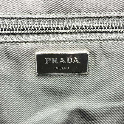 Prada Double Buckle Top Handle Tessuto, Black, Nylon, Backpack
