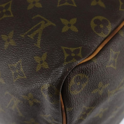 Louis Vuitton Speedy Handbag Monogram Canvas, BROWN, CANVAS, Handbag