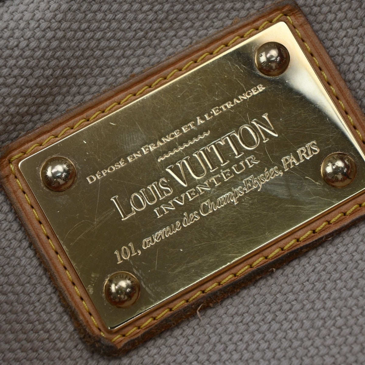 Louis Vuitton Antigua Canvas, Beige, Canvas, Tote Bag