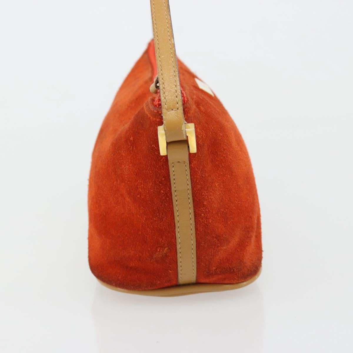 Gucci Vintage Suede, Orange, Suede, Clutch