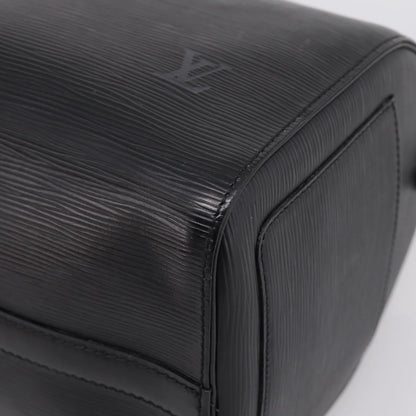 Louis Vuitton Speedy Epi Leather, Black, Leather, Handbag