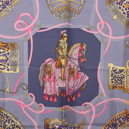 Hermes Carré 90 Silk multicolor, Blue, Silk, Scarf