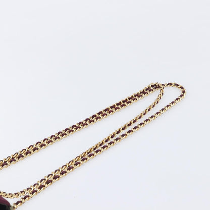 Prada Vintage Chain Flap Suede, Burgundy, Suede, Shoulder Bag