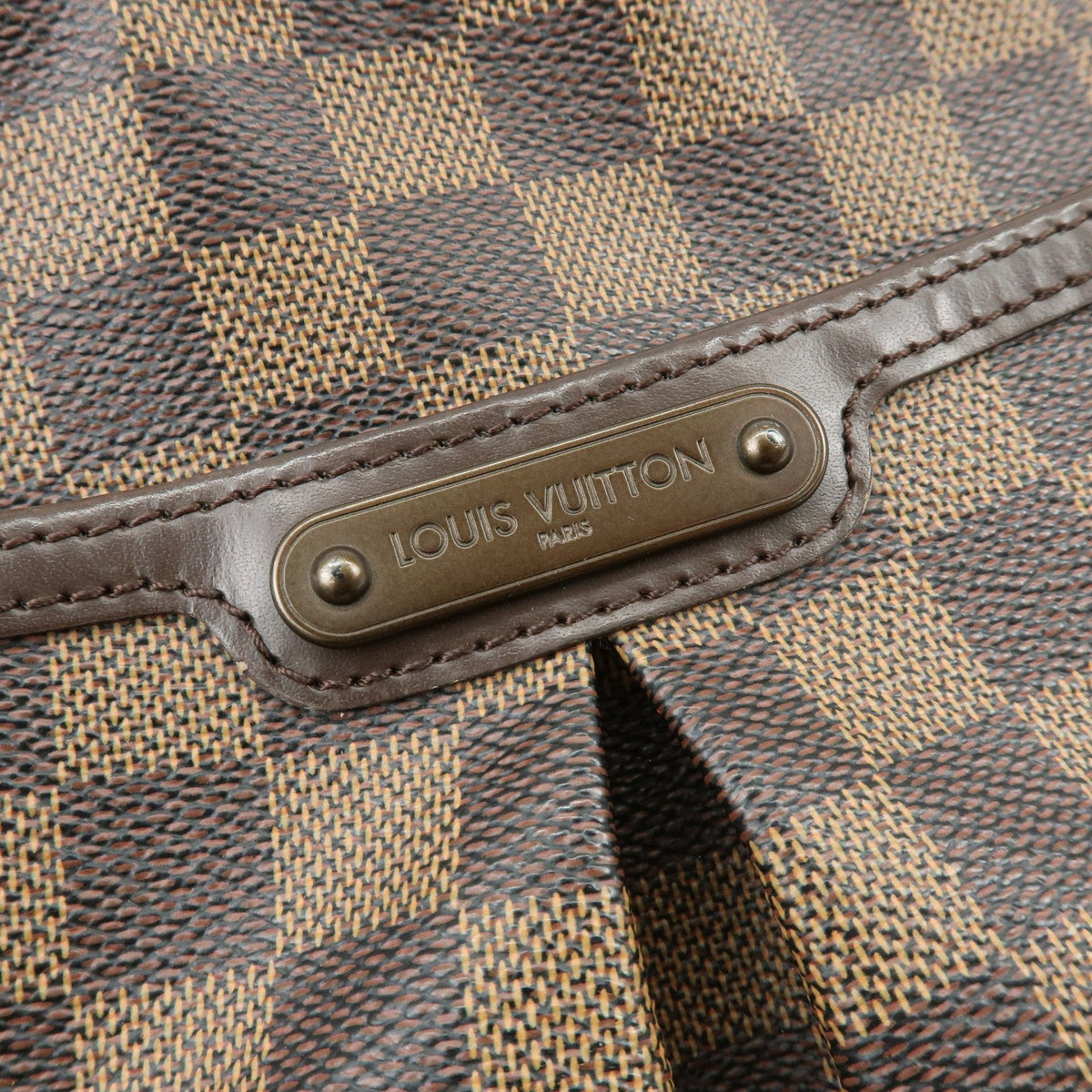Louis Vuitton Bloomsbury Damier, Brown, Canvas, Shoulder Bag
