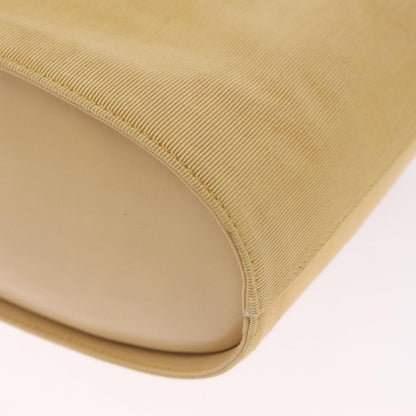 Salvatore Ferragamo Gancini Tote Canvas, Beige, Canvas, Tote Bag