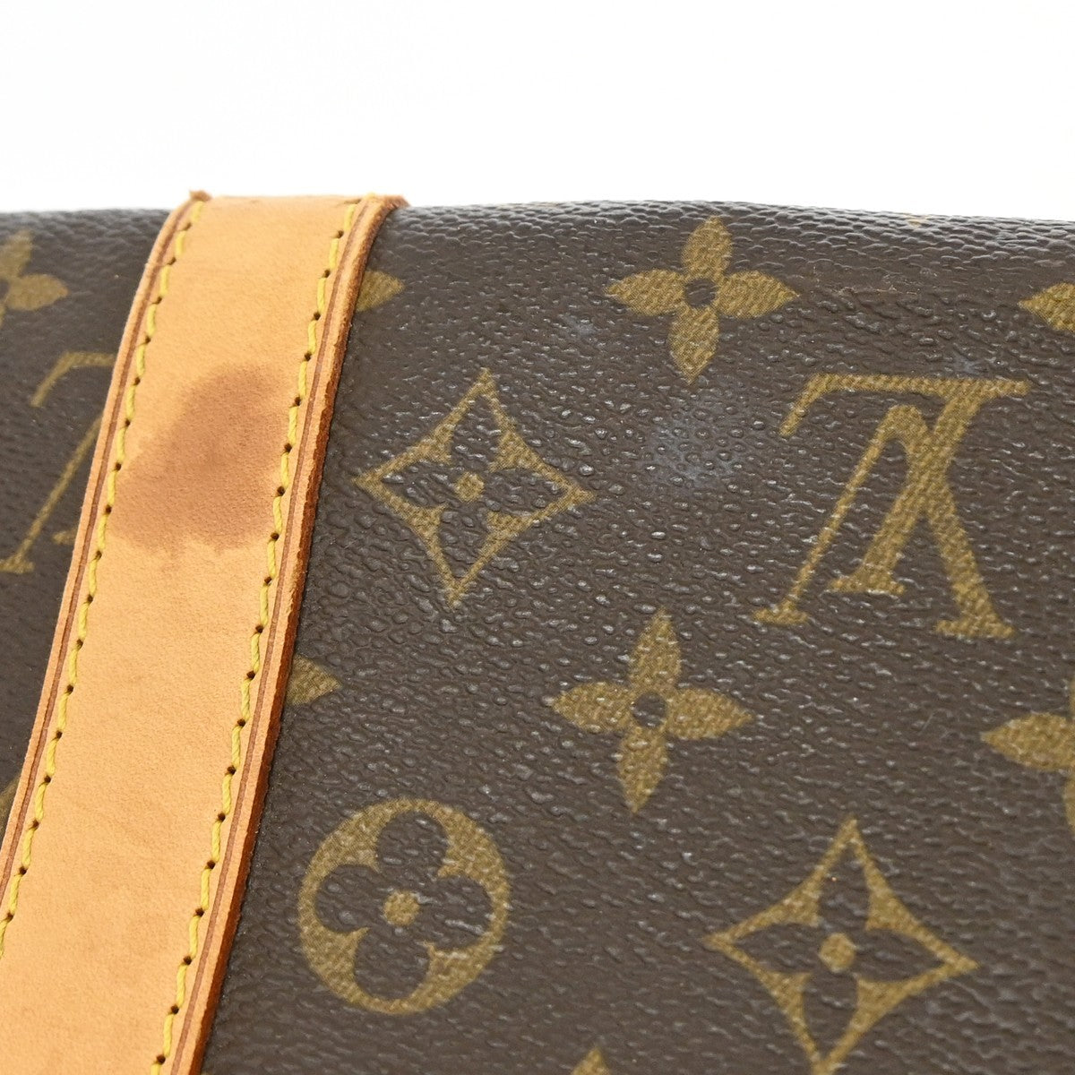 Louis Vuitton Keepall Monogram Canvas, Brown, Canvas, Travel Bag
