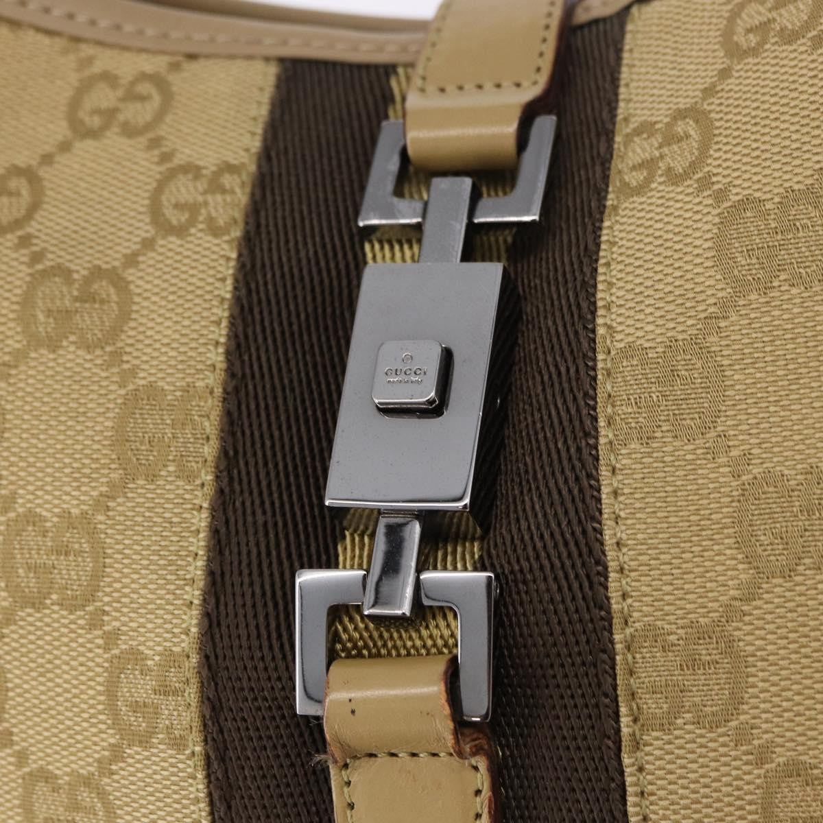 Gucci Jackie Canvas, Beige, Canvas, Handbag