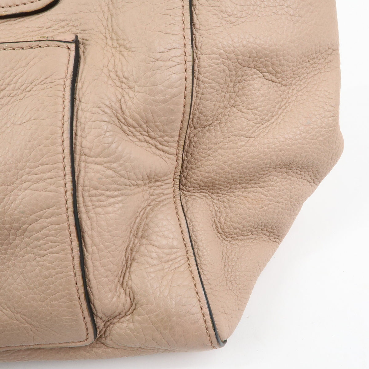 Prada Front Pocket Wing Convertible Vitello Daino, Beige, Leather, Tote Bag