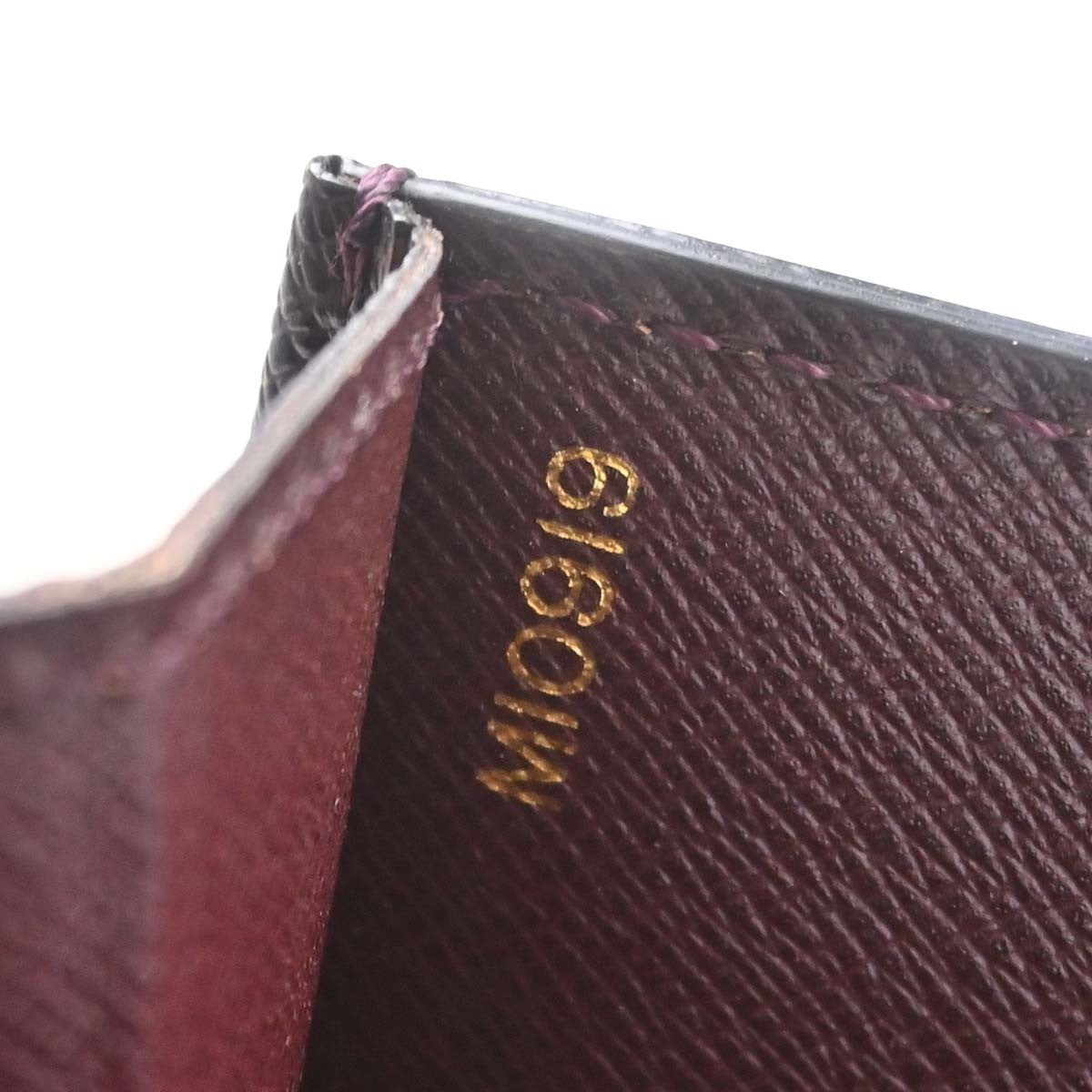 Louis Vuitton Serviette Moskova Taiga Leather, Purple, Leather, Briefcase
