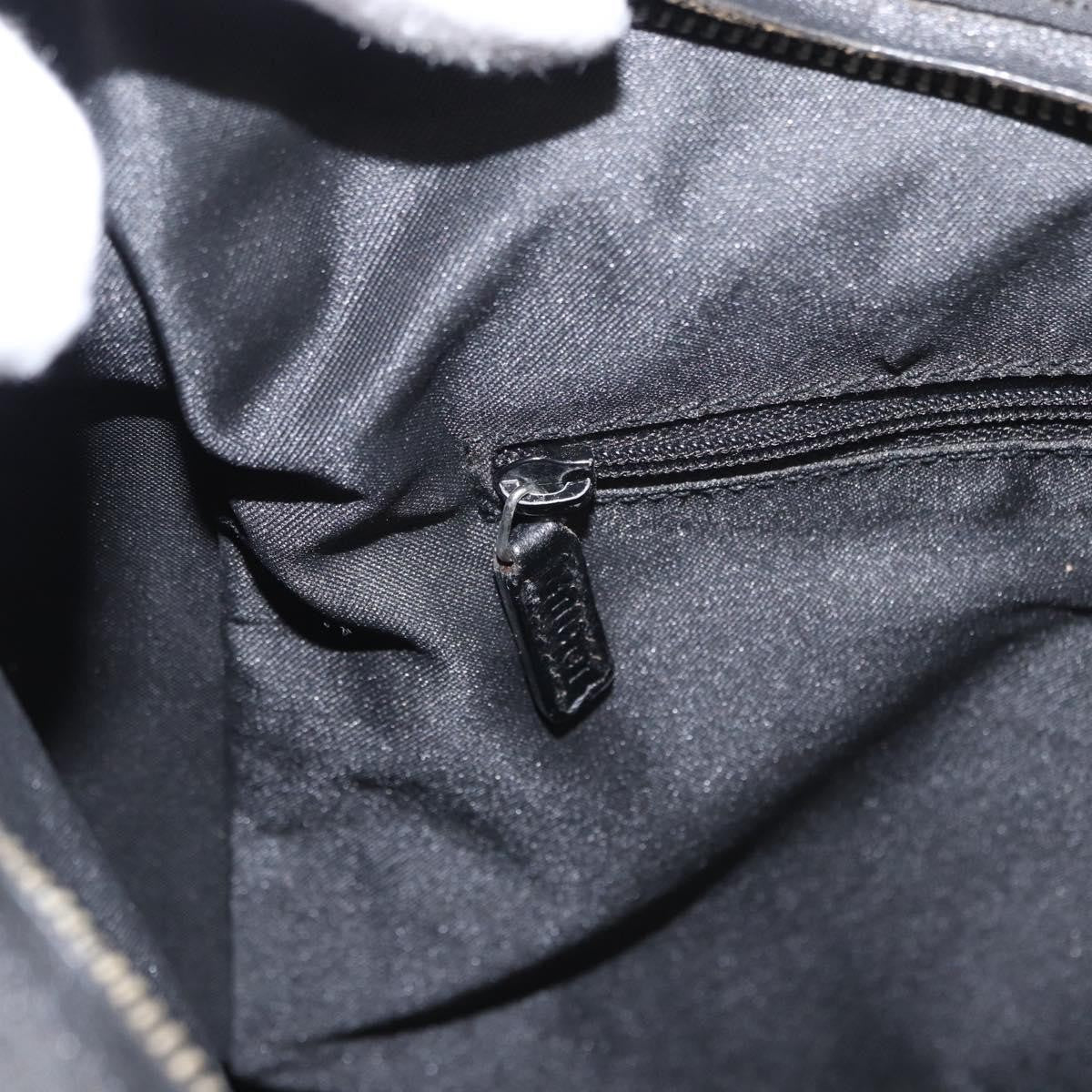 Gucci Vintage Hobo GG Canvas and leather, Black, Canvas, Shoulder Bag