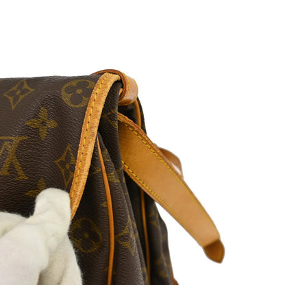 Louis Vuitton Saumur Monogram Canvas, Brown, Canvas, Shoulder Bag