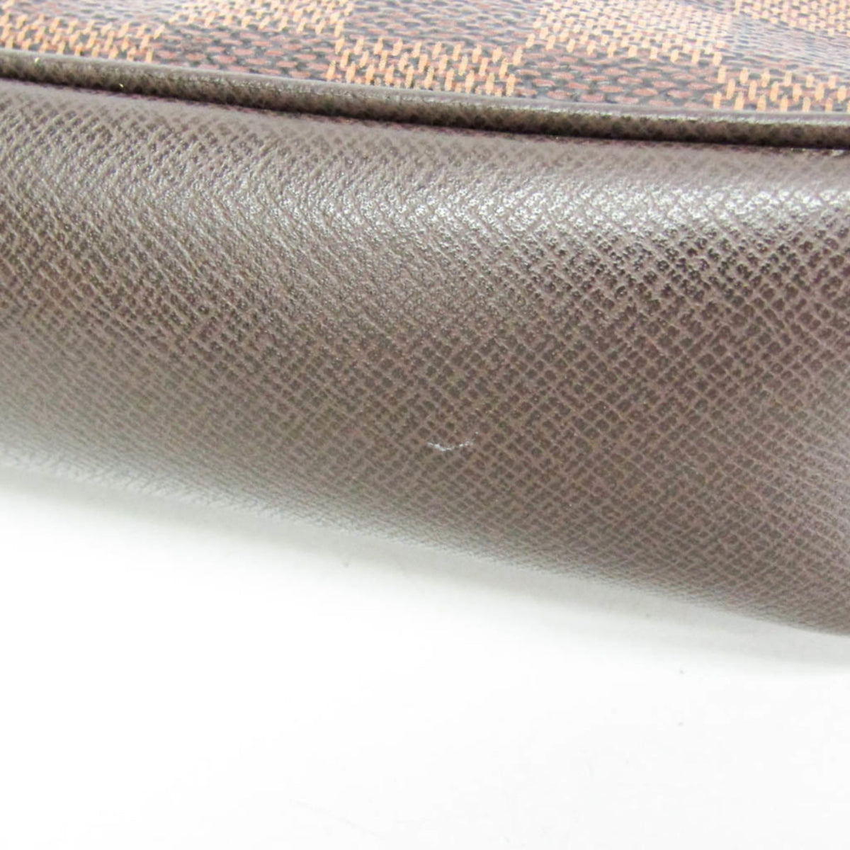 Louis Vuitton Trousse Make Up Damier, Brown, Canvas, Clutch