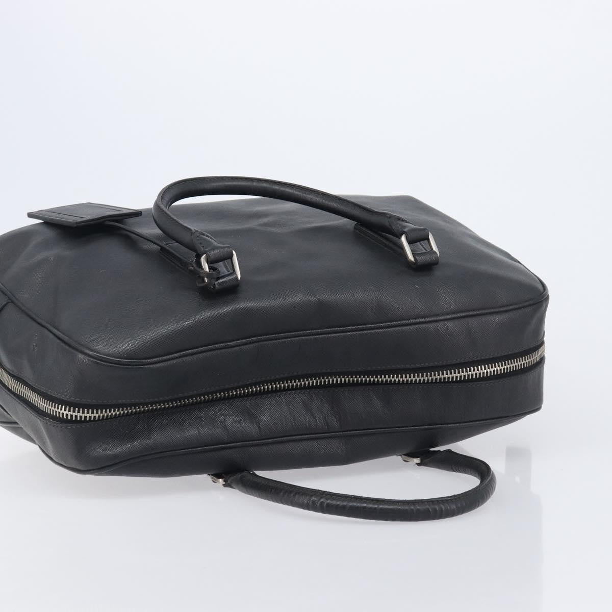 Prada Vintage Leather, Black, Leather, Handbag