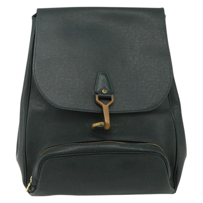Louis Vuitton Cassiar Taiga Leather, Green, Leather, Backpack