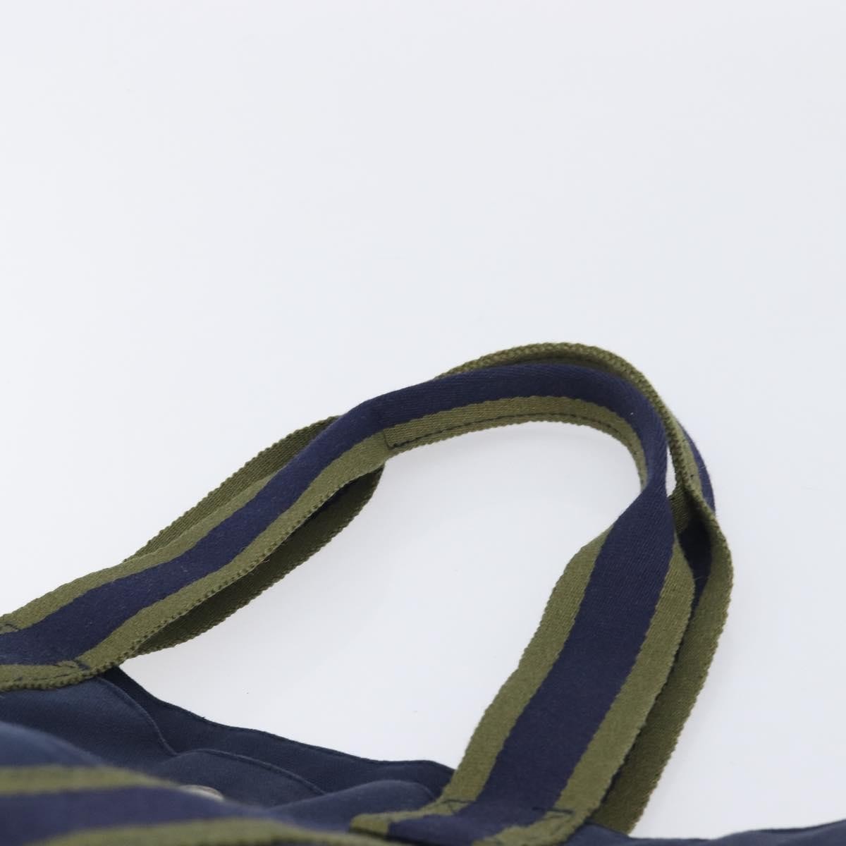 Hermes Fourre Tout Toile, Navy, Canvas, Tote Bag