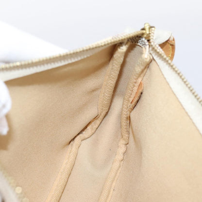 Louis Vuitton Pochette Accessoires NM Damier, White, Canvas, Clutch