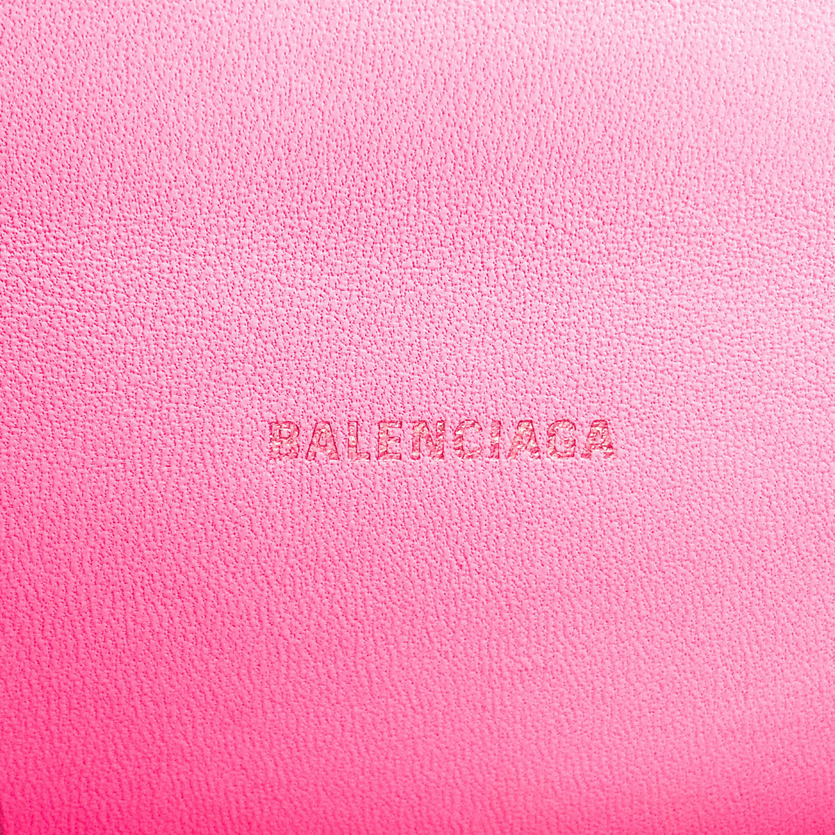 Balenciaga Hourglass Top Handle Crocodile Embossed Leather, Pink, Leather, Handbag