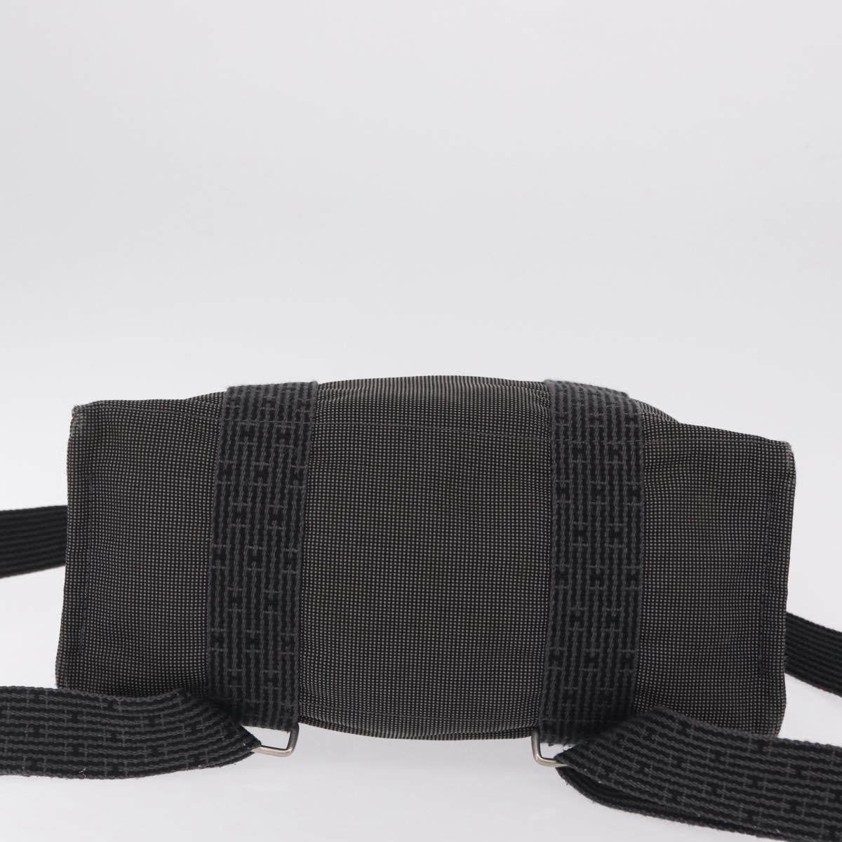 Hermes Herline Canvas, Gray, Canvas, Backpack