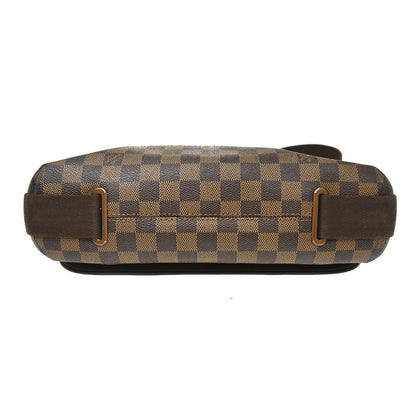 Louis Vuitton Brooklyn Damier Ebene, Brown, Canvas, Shoulder Bag