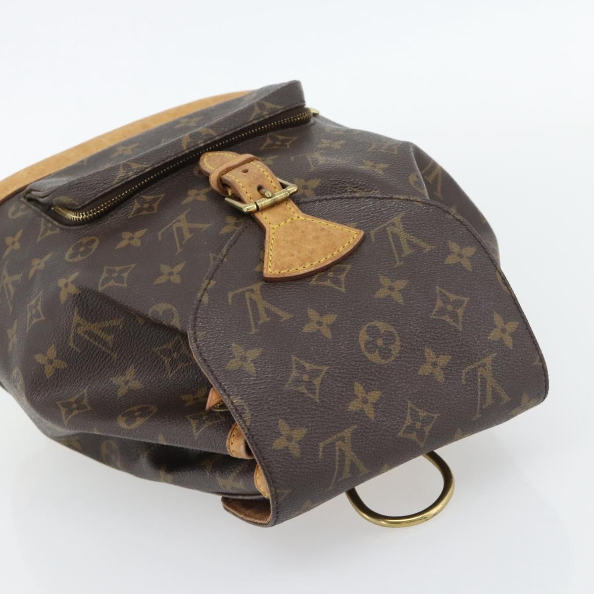 Louis Vuitton Vintage Montsouris Monogram Canvas, Brown, Canvas, Backpack