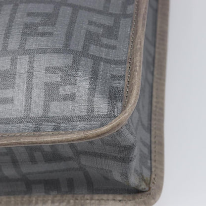 Fendi Open Shopping Zucca Canvas, Gray, Canvas, Tote Bag