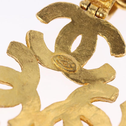 Chanel Vintage Triple CC Chain Metal, Gold, Metal, Necklace