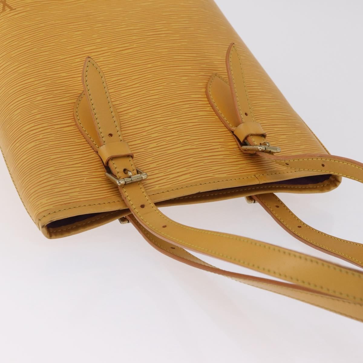 Louis Vuitton Petit Bucket Epi Leather, Yellow, Leather, Handbag