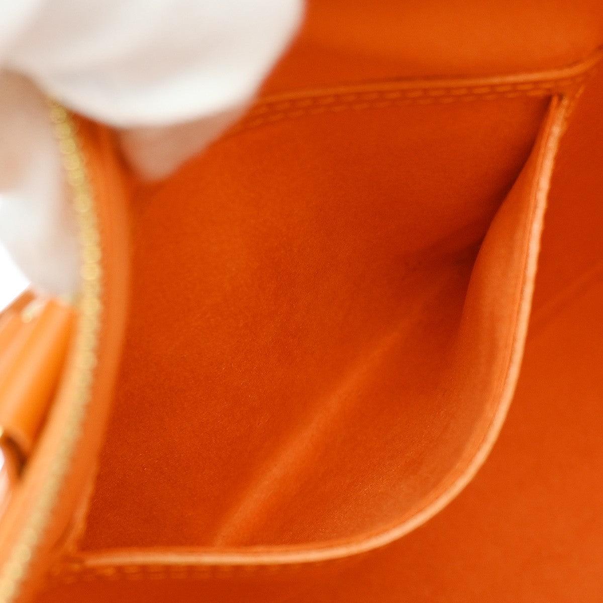 Louis Vuitton Alma Epi Leather, Orange, Leather, Handbag