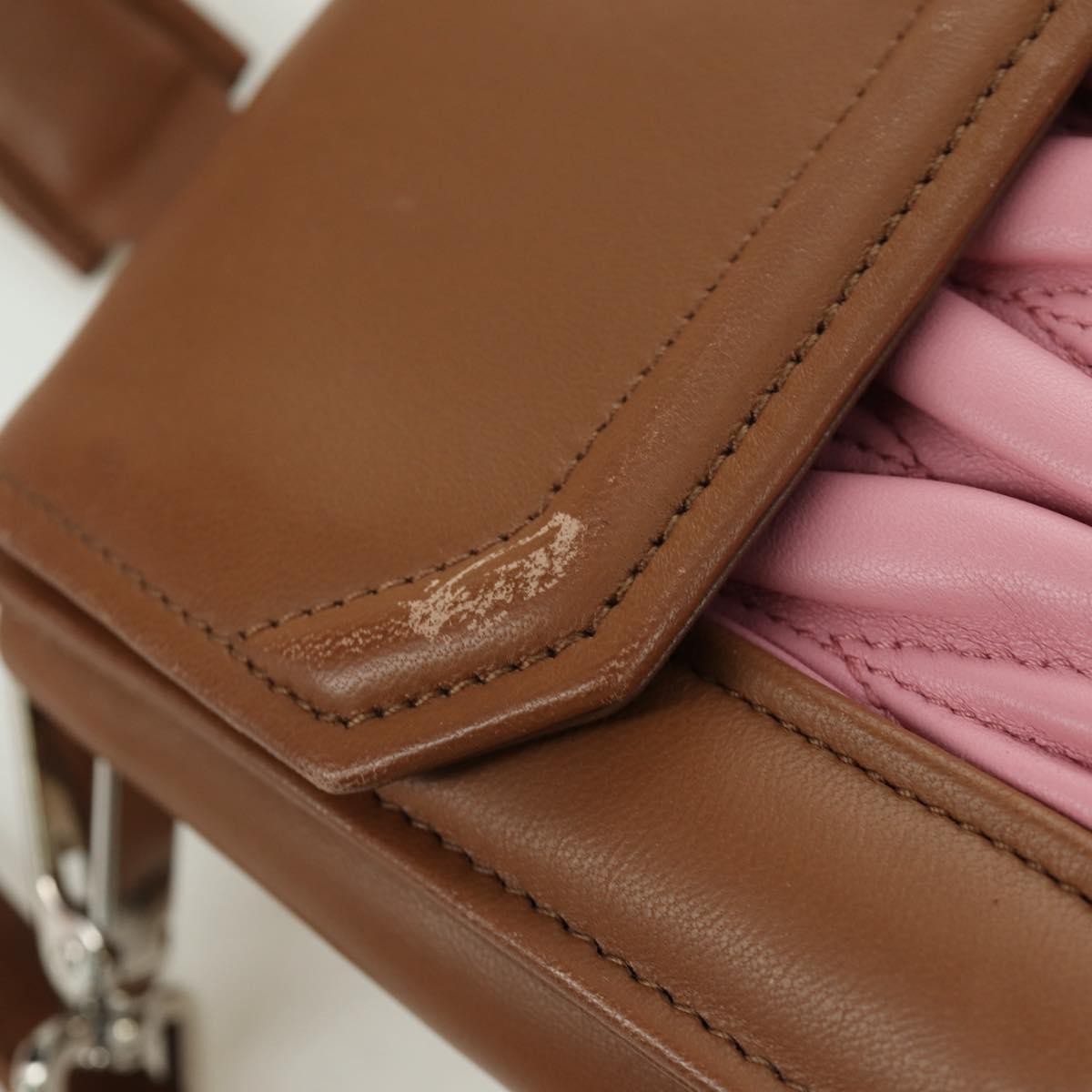 Miu Miu Convertible Top Handle Satchel Matelasse Leather, Pink, Leather, Handbag