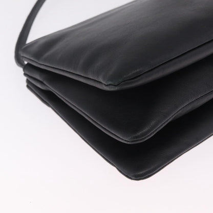 Celine Trio Leather, Black, Leather, Crossbody Bag