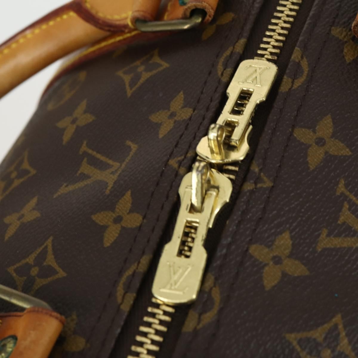 Louis Vuitton Keepall Monogram Canvas, Brown, Canvas, Travel Bag