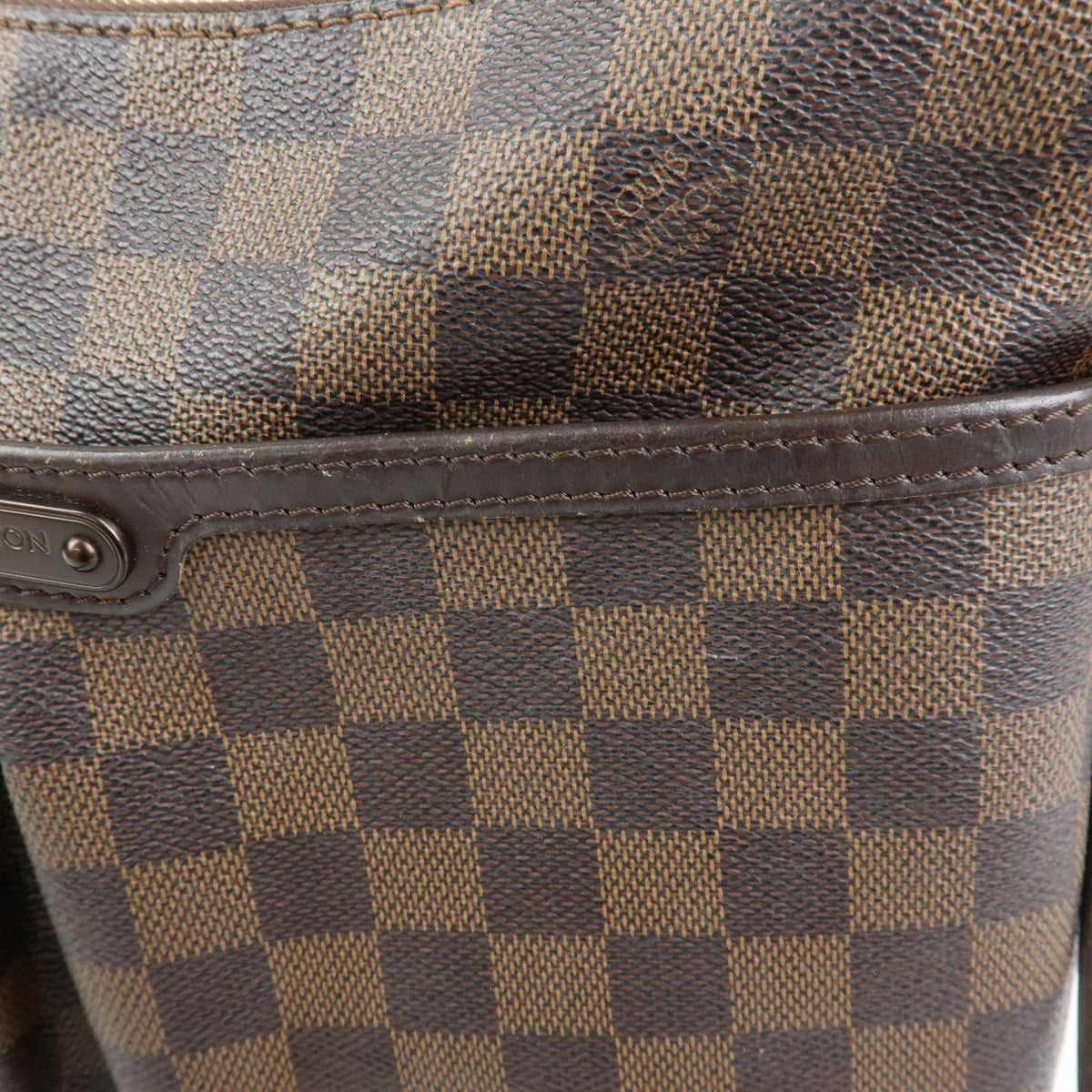 Louis Vuitton Bloomsbury Damier, Brown, Canvas, Shoulder Bag